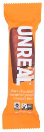 Fair Trade Dark Chocolate Caramel Peanut Nougat Bars 1.2 Oz