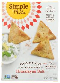 Gluten-free Himalayan Salt Veggie Flour Pita Crackers 4.25 Oz