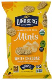 Rice Cake Mini W Cheddar Org Gf 5 Oz