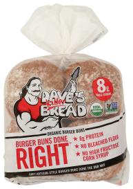 Burger Buns Done Right Org 17.6 Oz