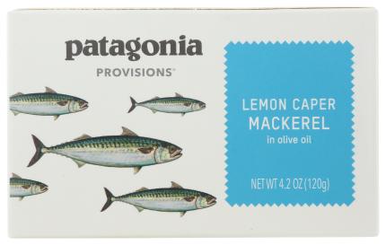 Lemon Caper Mackerel In Olive Oil 4.2 Oz