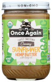Sunflower Hemp Butter Org 16 Oz