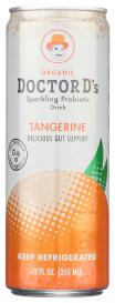 Organic Tangerine Sparkling Probiotic Drink 12 Oz