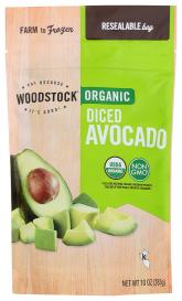Organic Frozen Diced Avocado 10 Oz
