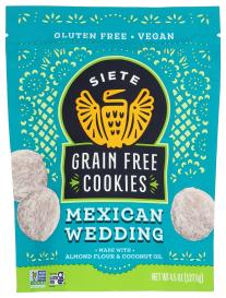 Gluten-free Vegan Mexican Wedding Grain-free Cookies 4.5 Oz
