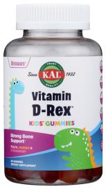 Kids Vit D-rex Pch Mngo Stwby 60 Gum