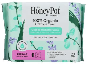 Pads Hrbl Wing Org 20 Ct