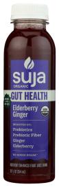 Organic Gut Health Elderberry Ginger Elevated Nutrients Juice Drink 12 Oz