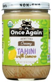 Tahini Lemon Org 16 Oz