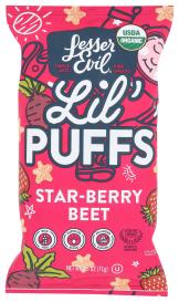 Lil Puffs Tod Stwbry Bt Org Gf 2.5 Oz