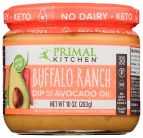 Gluten-free Keto No Dairy Avocado Oil Buffalo Ranch Dip 10 Oz