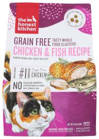 Cat Clusters Grn Fr Chk&fish 4 Lb