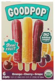 Frzn Junior Pops Asst Org 6/1.6 1.65 Oz