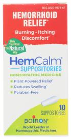 Hemcalm Suppositories 10 Ct