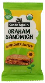 Organic Gluten-free Sunflower Seed Butter Graham Cracker Sandwiches 1.59 Oz
