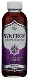 Organic Elderberry Juniper Synergy Kombucha 16 Oz