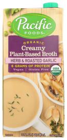 Organic Herb-roasted Garlic Creamy Plant-based Broth 32 Oz