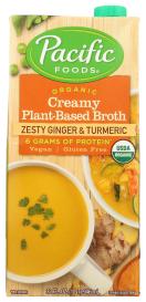 Organic Zesty Ginger & Turmeric Creamy Plant-based Broth 32 Oz