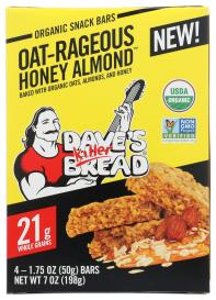 Organic Oatrageous Honey Almond Whole Grain Snack Bars 1.75 Oz