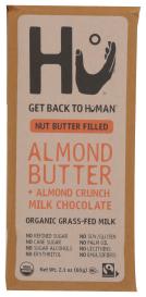 Organic Fair Trade Almond-butter-filled Grassfed Milk Chocolate Bar 2.1 Oz