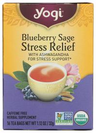 Tea Strss Relief Blu Sge 16 Ct