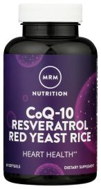 Coq10 Resveratrol Rd Yst Rice 60 Sg