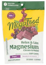 Magnesium Soft Chews Grape 30 Chw
