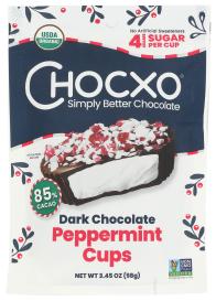 Organic Keto Dark Chocolate Peppermint Cups 3.45 Oz