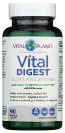 Vital Digest Enzyme 90 Cap 90 Veg
