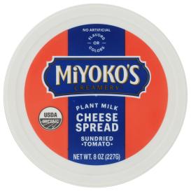 Organic Sundried Tomato Plant Milk Cheese Spread 8 Oz