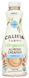 Creamer Almond Vanilla Org 25.4 Oz