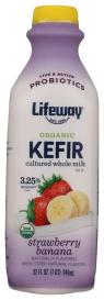 Kefir Strawberry Banana Org 32 Oz