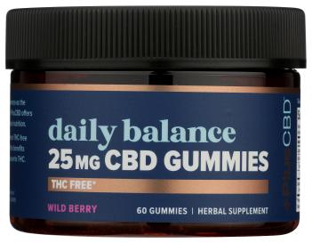 Cbd Thc-free Gummies 25 Mg 60 Gum