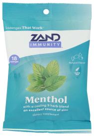 Menthol Zinc Lozenge 18 Oz