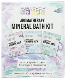 Aromatherapy Mineral Bath Kit 3 Ct