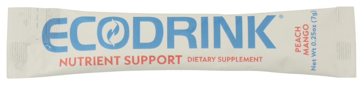 Ecodrink Peach Mango .25 Oz 0.25 Oz