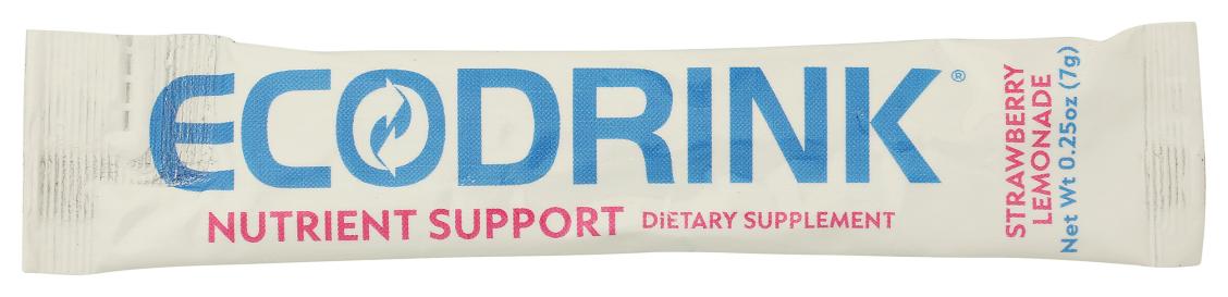 Ecodrink Strawberry Lemnade .25 0.25 Oz