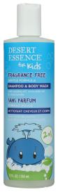 Kids Shamp&wash Fragrance Free 12 Oz