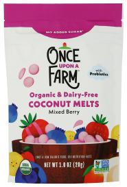 Coconut Melts Mixed Berry Org 1 Oz