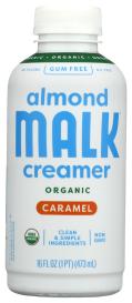 Almond Creamer Caramel Org 16 Oz
