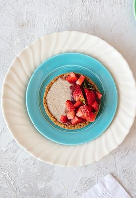 No-Bake Strawberry Lemon Tartlets