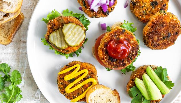 Easy Vegan Sweet Potato Sliders Recipe
