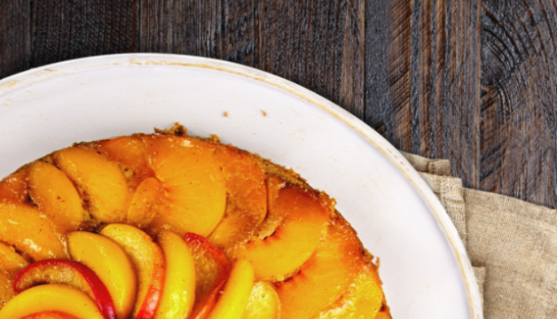 Peach Upside-Down Cake Recipe