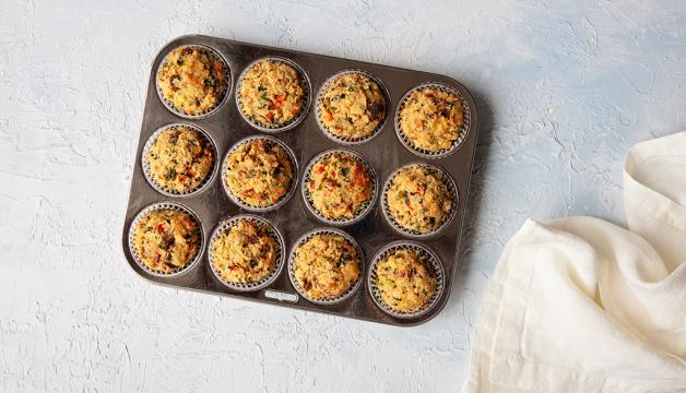 Savory Oat Muffins