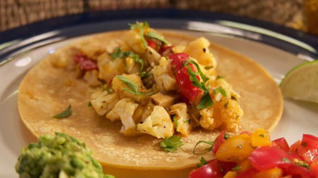 Cauliflower Mushroom Tacos Recipe