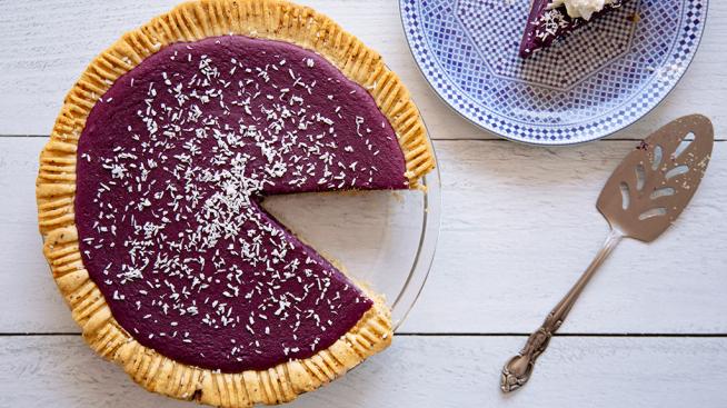 Purple Sweet Potato Pie