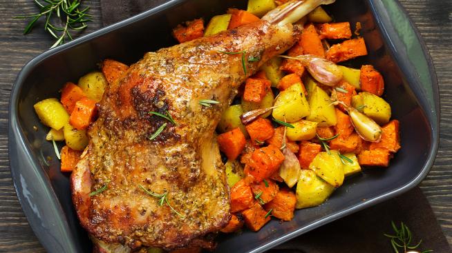 Deliciously Roasted and Braised Organic Thanksgiving Turkey