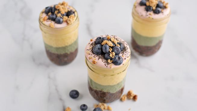 Rainbow Yogurt Parfait