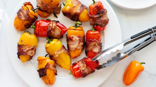 Grilled Shrimp-Stuffed Peppers