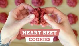 Heart Beet Cookies